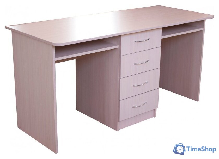 Стол Компас мебель КС-003-09(К)Д1 (дуб молочный) - Изображение №1 — Интернет-магазин Time-Shop