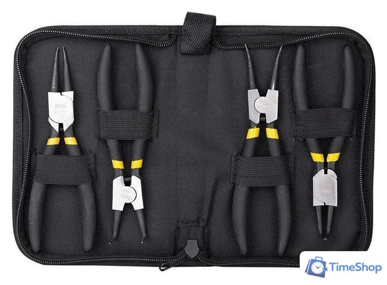 Набор пассатижей Deli DL104407 (4 предмета) - Изображение №1 — Интернет-магазин Time-Shop