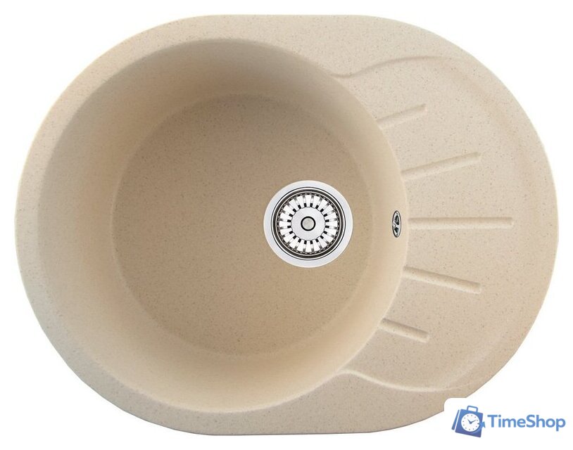 Кухонная мойка Berge BR-5801 (бежевый матовый) - Изображение №1 — Интернет-магазин Time-Shop