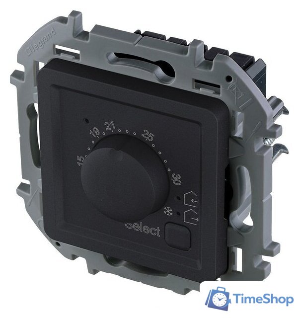 Терморегулятор Legrand Inspiria 673813 (антрацит) - Изображение №3 — Интернет-магазин Time-Shop
