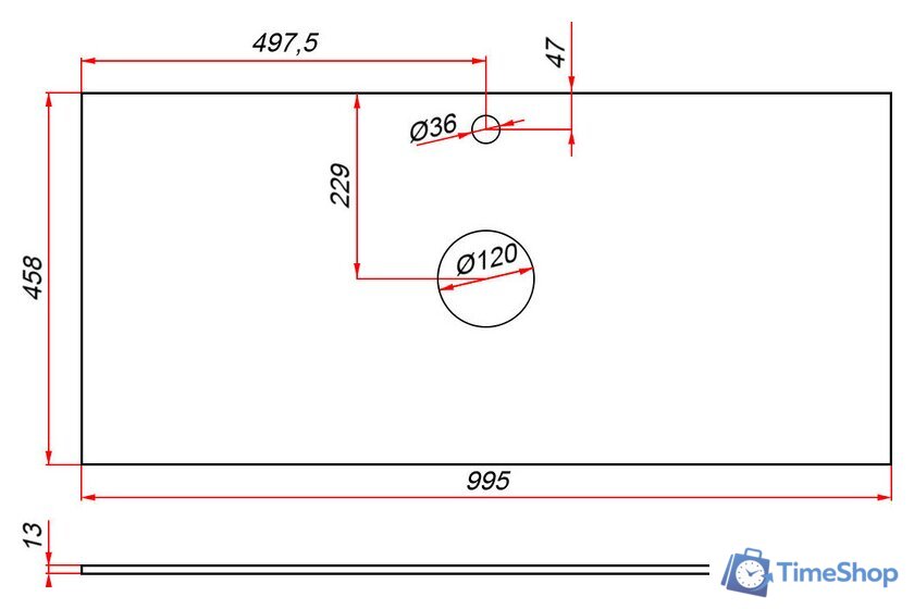  ЗОВ Тумба под умывальник Лира 100 L100MW0MWGVG-KP13W (белый/белый глянец) - Изображение №6 — Интернет-магазин Time-Shop