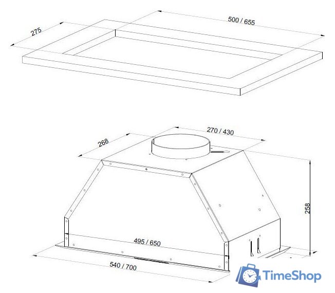 Кухонная вытяжка KUPPERSBERG Slimlux Intro 70 White - Изображение №7 — Интернет-магазин Time-Shop