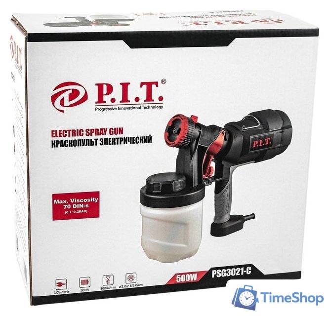 Краскораспылитель P.I.T. PSG3021-C - Изображение №2 — Интернет-магазин Time-Shop