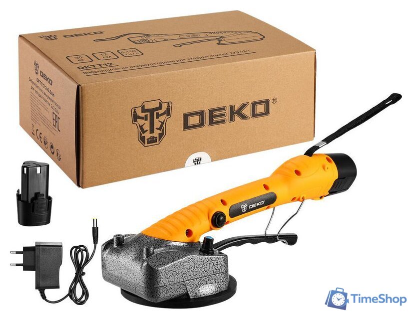 Стеклодомкрат (присоска для стекла и плитки) Deko DKTT12 063-4417 (с 2-мя АКБ) - Изображение №1 — Интернет-магазин Time-Shop