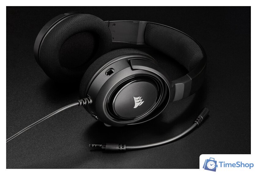 Наушники Corsair HS35 (карбон) - Изображение №6 — Интернет-магазин Time-Shop