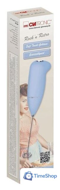 Ручной вспениватель молока Clatronic MS 3089 (голубой) - Изображение №2 — Интернет-магазин Time-Shop