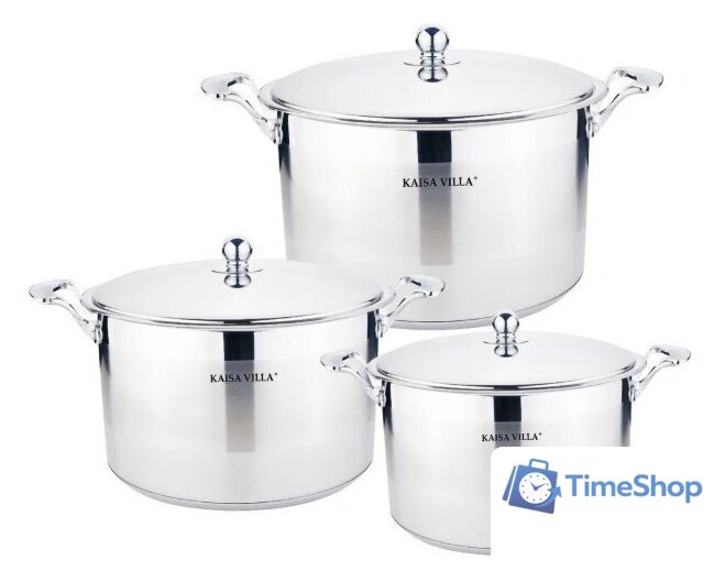 Набор кастрюль Kaisa Villa KV-EG06 - Изображение №1 — Интернет-магазин Time-Shop