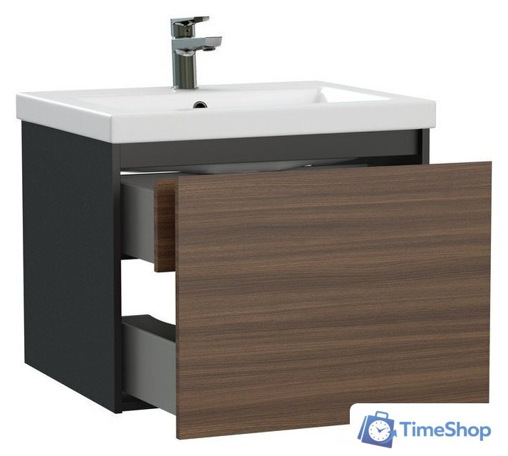  Cersanit Тумба под умывальник Grande 60 Como 60 64759 (черный орех) - Изображение №3 — Интернет-магазин Time-Shop
