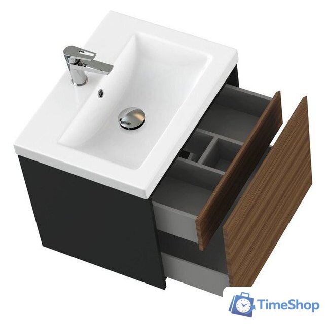  Cersanit Тумба под умывальник Grande 60 Como 60 64759 (черный орех) - Изображение №5 — Интернет-магазин Time-Shop
