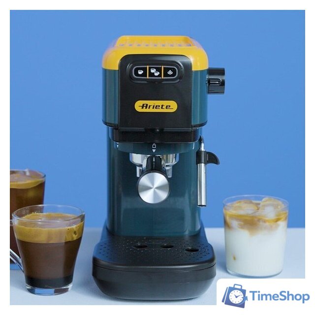 Рожковая кофеварка Ariete 1399/16 Mango Yellow - Изображение №7 — Интернет-магазин Time-Shop