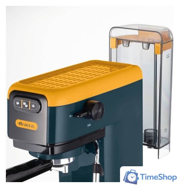 Рожковая кофеварка Ariete 1399/16 Mango Yellow - Изображение №2 — Интернет-магазин Time-Shop