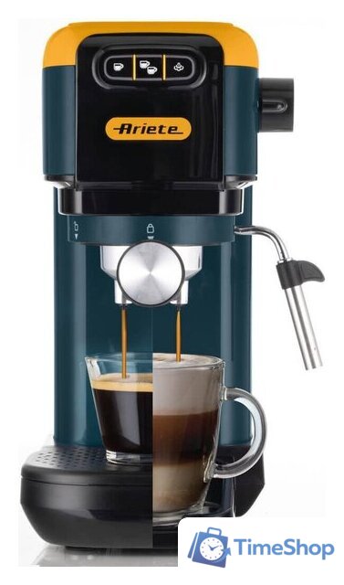 Рожковая кофеварка Ariete 1399/16 Mango Yellow - Изображение №5 — Интернет-магазин Time-Shop