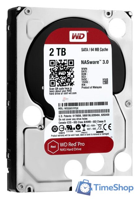Жесткий диск WD Red Pro 2TB [WD2002FFSX] - Изображение №2 — Интернет-магазин Time-Shop