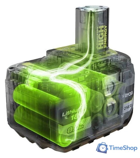 Аккумулятор Ryobi RB1880T 5133006264 (18В/8 Ah) - Изображение №4 — Интернет-магазин Time-Shop