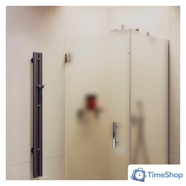 Душевой уголок MaybahGlass MGY-1305-4 (сатин стекло/хром глянцевый) - Изображение №3 — Интернет-магазин Time-Shop