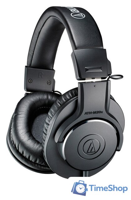 Наушники Audio-Technica ATH-M20x (черный) - Изображение №1 — Интернет-магазин Time-Shop