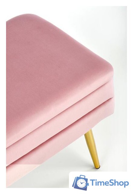 Пуфик Halmar Velva (розовый/золотой) - Изображение №7 — Интернет-магазин Time-Shop