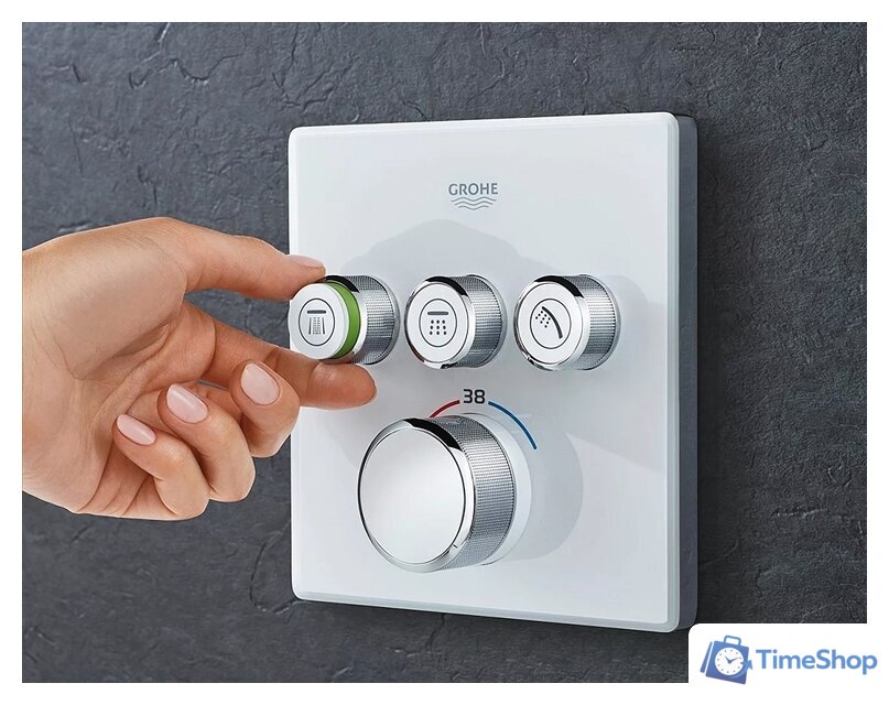Смеситель без скрытого механизма Grohe Grohtherm SmartControl 29157LS0 - Изображение №3 — Интернет-магазин Time-Shop