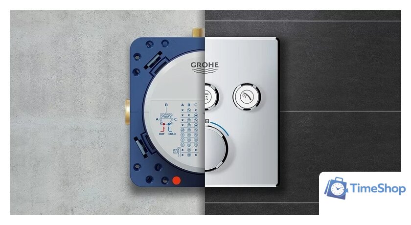 Смеситель без скрытого механизма Grohe Grohtherm SmartControl 29157LS0 - Изображение №4 — Интернет-магазин Time-Shop