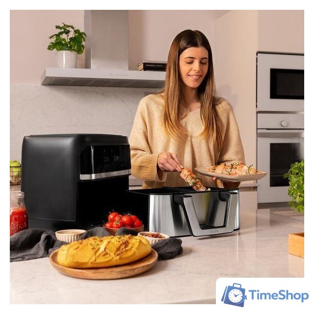 Аэрогриль (аэрофритюрница) Cecotec Cecofry Dual 9000 - Изображение №6 — Интернет-магазин Time-Shop