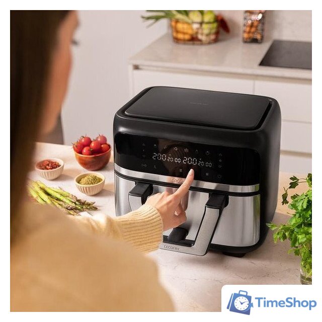 Аэрогриль (аэрофритюрница) Cecotec Cecofry Dual 9000 - Изображение №4 — Интернет-магазин Time-Shop
