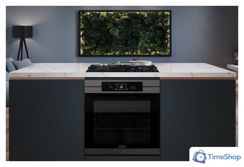 Электрический духовой шкаф Kernau KBO 1280.1 TC Gun Metal - Изображение №5 — Интернет-магазин Time-Shop