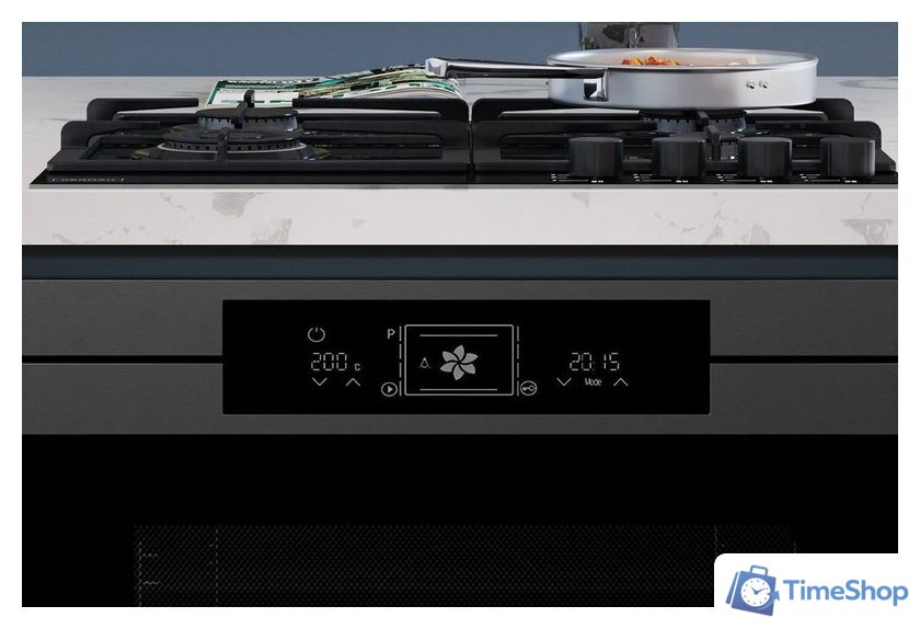 Электрический духовой шкаф Kernau KBO 1280.1 TC Gun Metal - Изображение №4 — Интернет-магазин Time-Shop