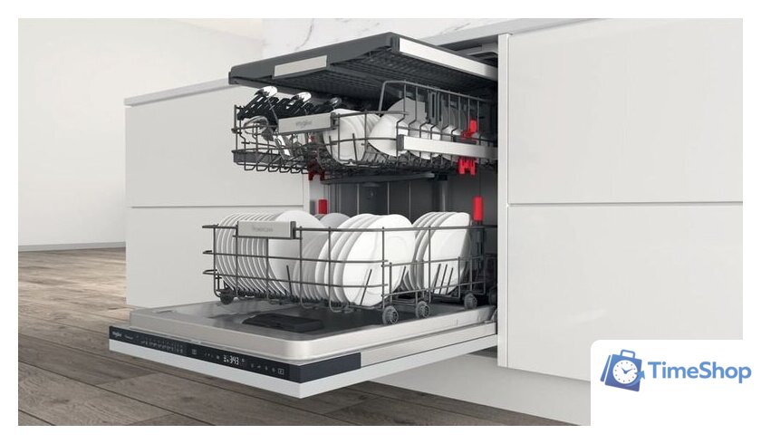 Встраиваемая посудомоечная машина Whirlpool WIP 4T133 PFE - Изображение №10 — Интернет-магазин Time-Shop