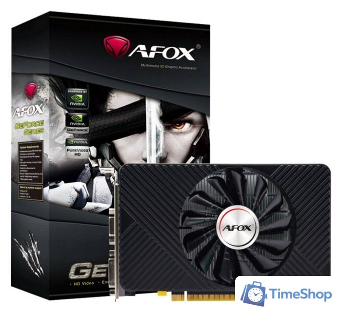 Видеокарта AFOX GeForce GTX 750 Ti 4GB GDDR5 AF750TI-4096D5H6-V1 - Изображение №1 — Интернет-магазин Time-Shop