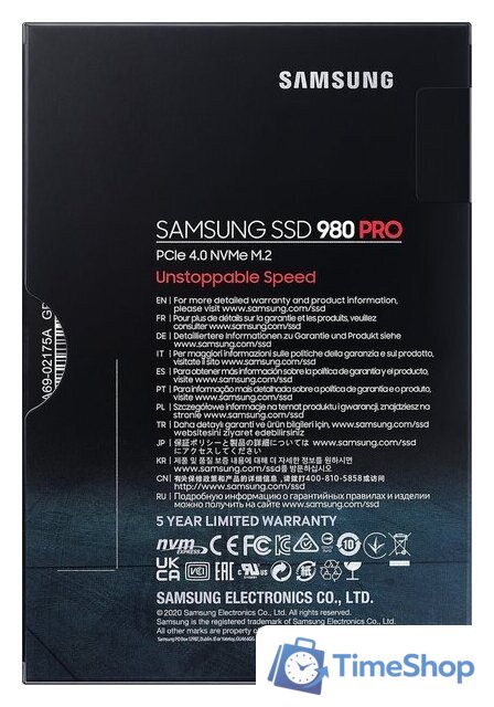 SSD Samsung 980 Pro 2TB MZ-V8P2T0BW - Изображение №7 — Интернет-магазин Time-Shop
