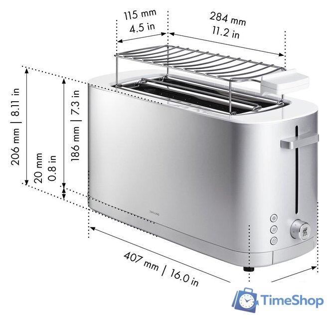 Тостер Zwilling Enfinigy 53009-000-0 - Изображение №5 — Интернет-магазин Time-Shop