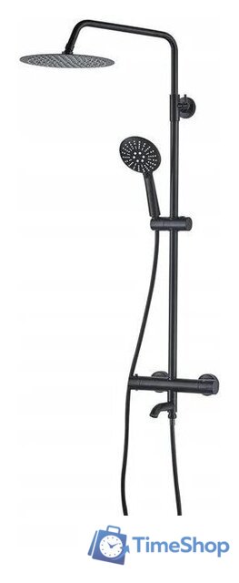 Душевая система  Rea Lungo REA-P4113 (черный) - Изображение №2 — Интернет-магазин Time-Shop