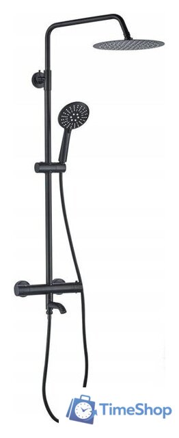 Душевая система  Rea Lungo REA-P4113 (черный) - Изображение №1 — Интернет-магазин Time-Shop
