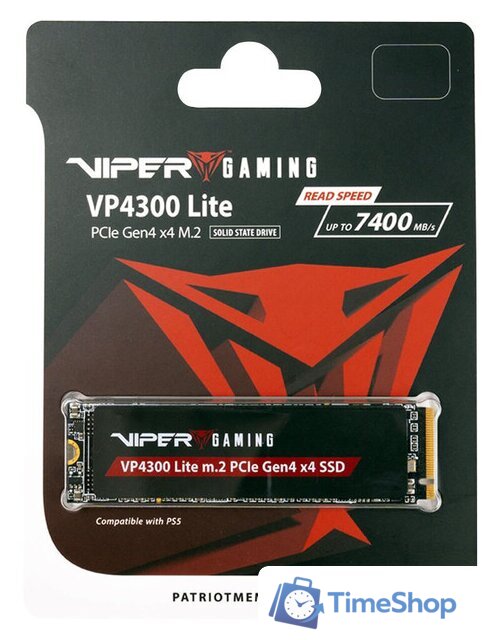 SSD Patriot Viper VP4300 Lite 500GB VP4300L500GM28H - Изображение №4 — Интернет-магазин Time-Shop