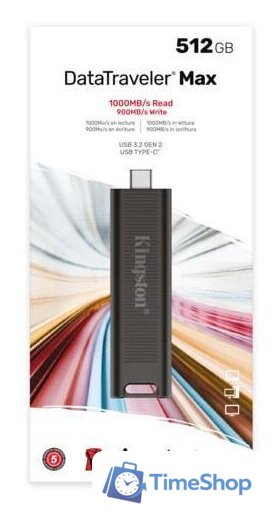 USB Flash Kingston DataTraveler Max Type-C 512GB - Изображение №5 — Интернет-магазин Time-Shop