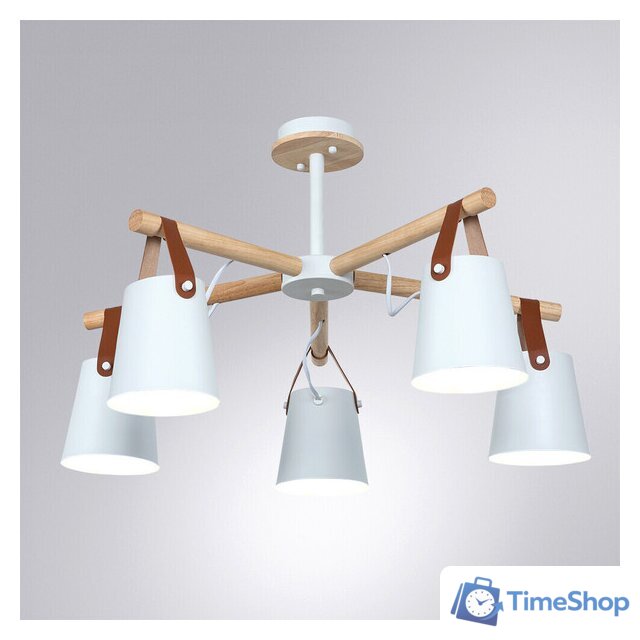 Люстра средней высоты Arte Lamp Thomas A7032PL-5WH - Изображение №2 — Интернет-магазин Time-Shop