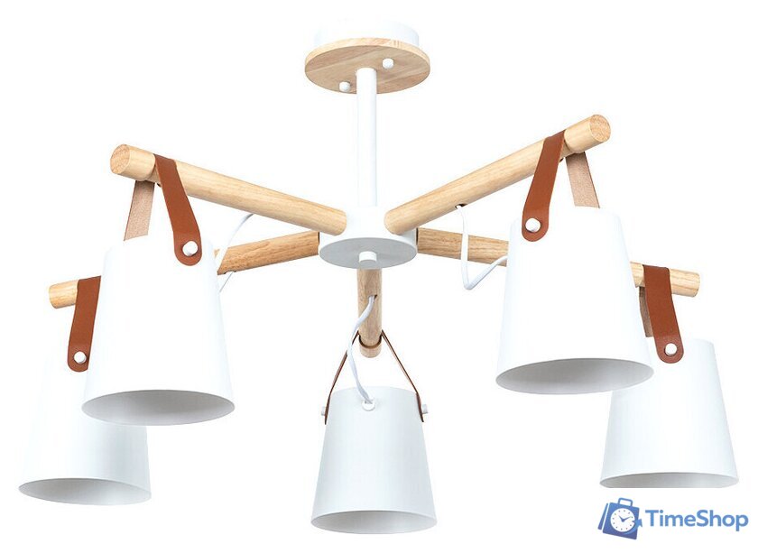 Люстра средней высоты Arte Lamp Thomas A7032PL-5WH - Изображение №1 — Интернет-магазин Time-Shop