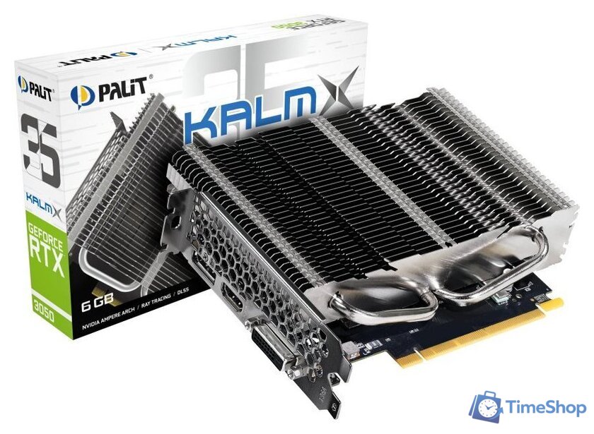 Видеокарта Palit GeForce RTX 3050 KalmX 6GB NE63050018JE-1070H - Изображение №5 — Интернет-магазин Time-Shop