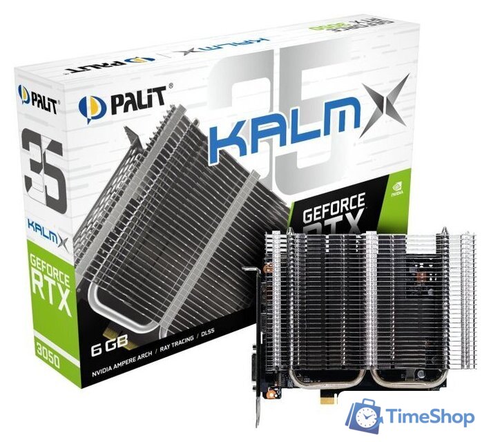Видеокарта Palit GeForce RTX 3050 KalmX 6GB NE63050018JE-1070H - Изображение №4 — Интернет-магазин Time-Shop