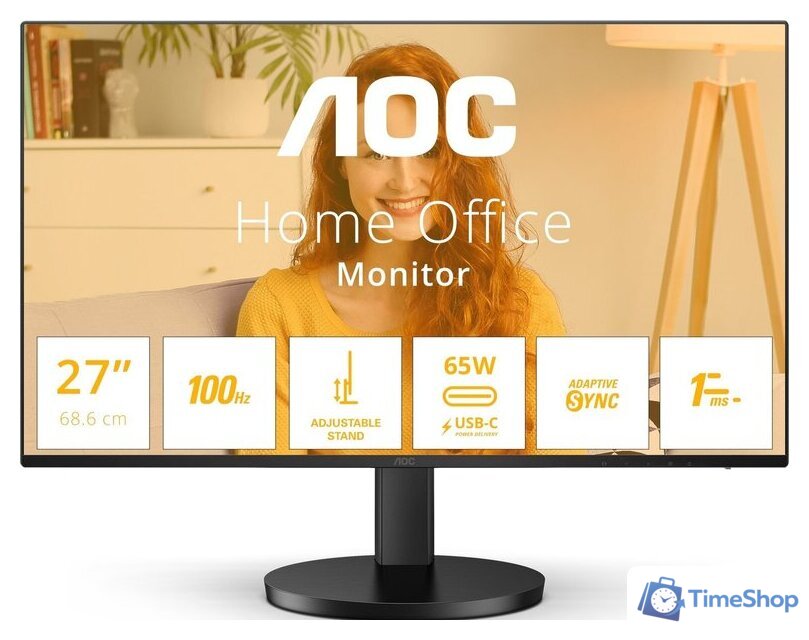 Монитор AOC Q27B3CF2 - Изображение №2 — Интернет-магазин Time-Shop