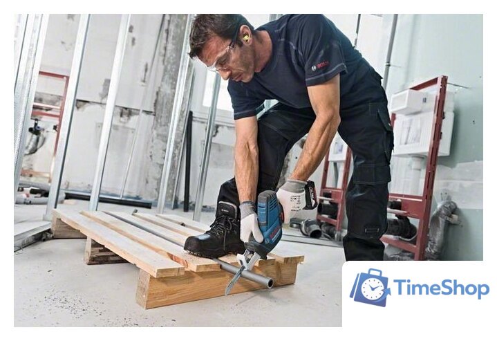 Сабельная пила Bosch GSA 18 V-LI C Professional 06016A5001 (без АКБ, кейс) - Изображение №7 — Интернет-магазин Time-Shop