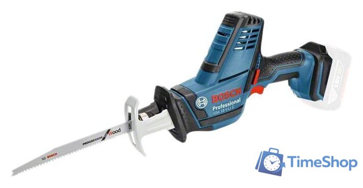 Сабельная пила Bosch GSA 18 V-LI C Professional 06016A5001 (без АКБ, кейс) - Изображение №2 — Интернет-магазин Time-Shop