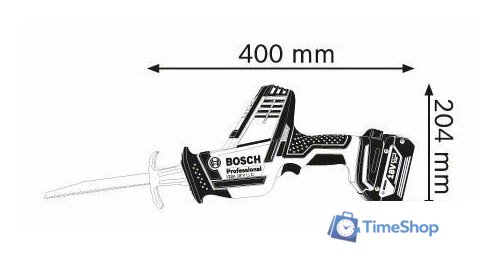 Сабельная пила Bosch GSA 18 V-LI C Professional 06016A5001 (без АКБ, кейс) - Изображение №10 — Интернет-магазин Time-Shop