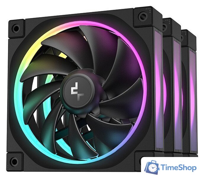 Комплект вентиляторов для корпуса DeepCool FL12-3 IN 1 R-FL12-BKAPN3-G - Изображение №1 — Интернет-магазин Time-Shop