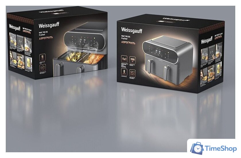 Аэрогриль (аэрофритюрница) Weissgauff WAF 910 DS FryChef - Изображение №30 — Интернет-магазин Time-Shop