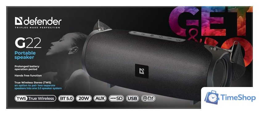 Беспроводная колонка Defender G22 - Изображение №5 — Интернет-магазин Time-Shop