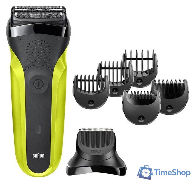 Электробритва Braun Series 3 Shave&Style 300BT (зеленый) - Изображение №1 — Интернет-магазин Time-Shop