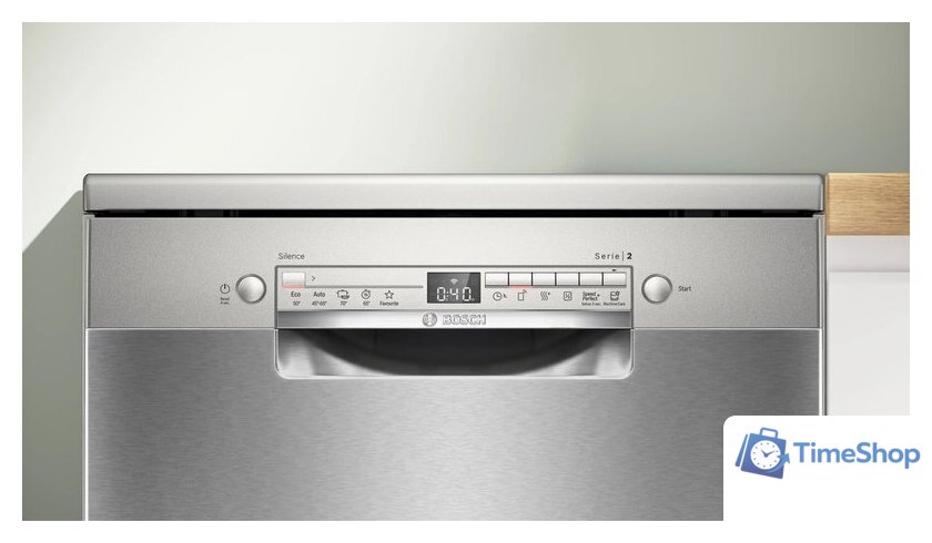 Отдельностоящая посудомоечная машина Bosch Serie 2 SMS2HTI06E - Изображение №3 — Интернет-магазин Time-Shop