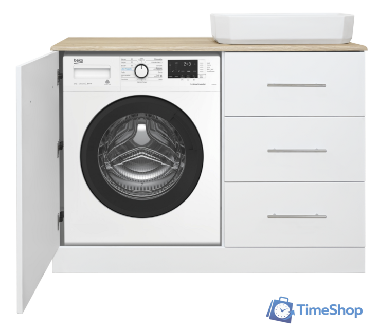  Misty Респект -110 Тумба с 3 ящ. под стиральную машину правая - Э-Рес01110-13ЯП - Изображение №2 — Интернет-магазин Time-Shop