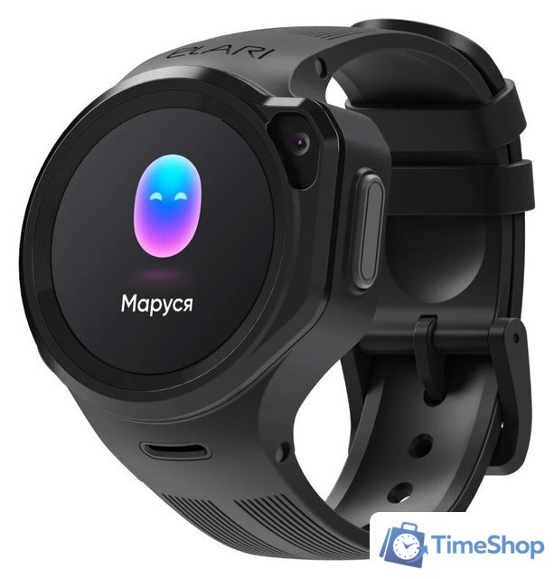 Детские умные часы Elari KidPhone 4GR M (черный) - Изображение №1 — Интернет-магазин Time-Shop